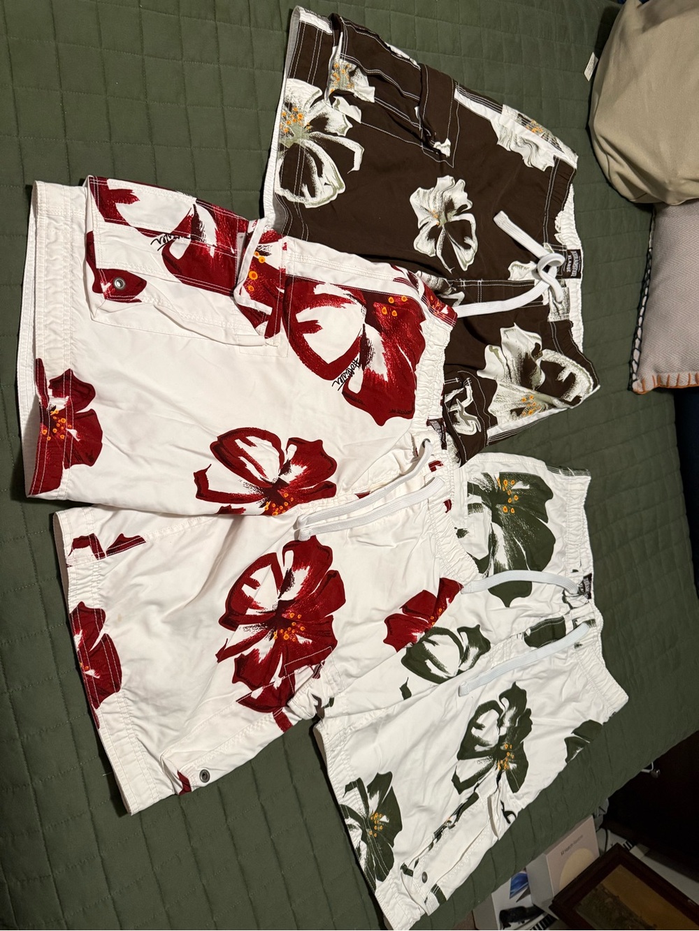 Lot of 3 Hollister Board Shorts w/Mesh Lining